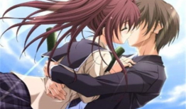 亲吻漫画图片,漫画中的亲吻定格